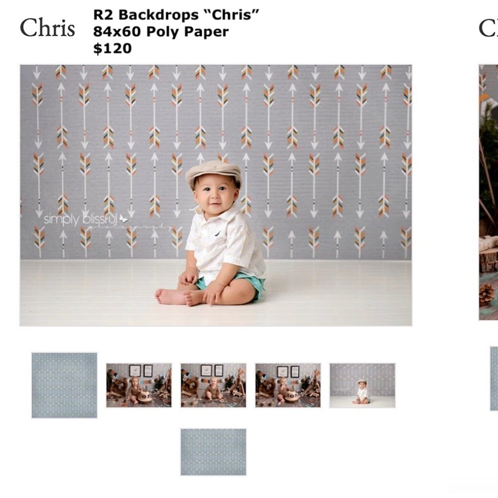 R2 Backdrops Professional Background for Photography - "Chris" 84x60
